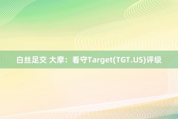 白丝足交 大摩：看守Target(TGT.US)评级