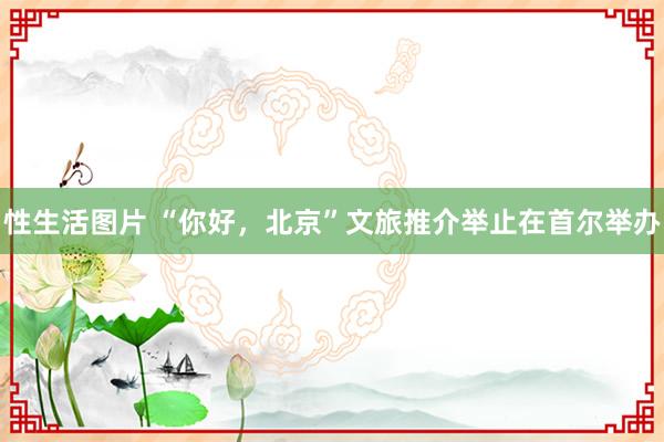 性生活图片 “你好，北京”文旅推介举止在首尔举办