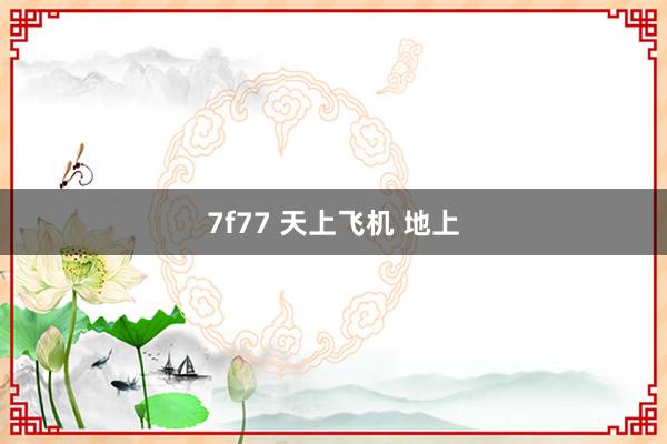 7f77 天上飞机 地上