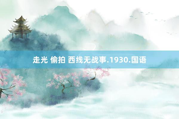 走光 偷拍 西线无战事.1930.国语